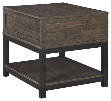 Johurst - Grayish Brown - Rectangular End Table by Signature Design by Ashley® | Bel Furniture