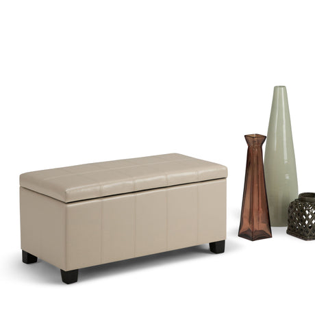 Dover - Upholstered Storage Ottoman Bench - view 14