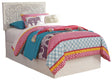 Paxberry - Whitewash - Twin Panel Headboard with Bolt on Bed Frame by Signature Design by Ashley® | Bel Furniture