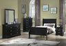 Louis Philip - Bedroom Set Black by Crown Mark | Bel Furniture