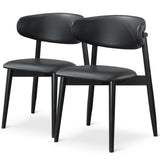 Korb - Dining Chair (Set of 2) - Black by Ashcroft Furniture | Bel Furniture