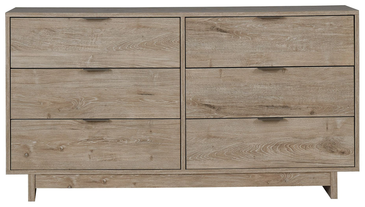 Oliah - Beige - Six Drawer Dresser - 31'' Height by Signature Design by Ashley® | Bel Furniture
