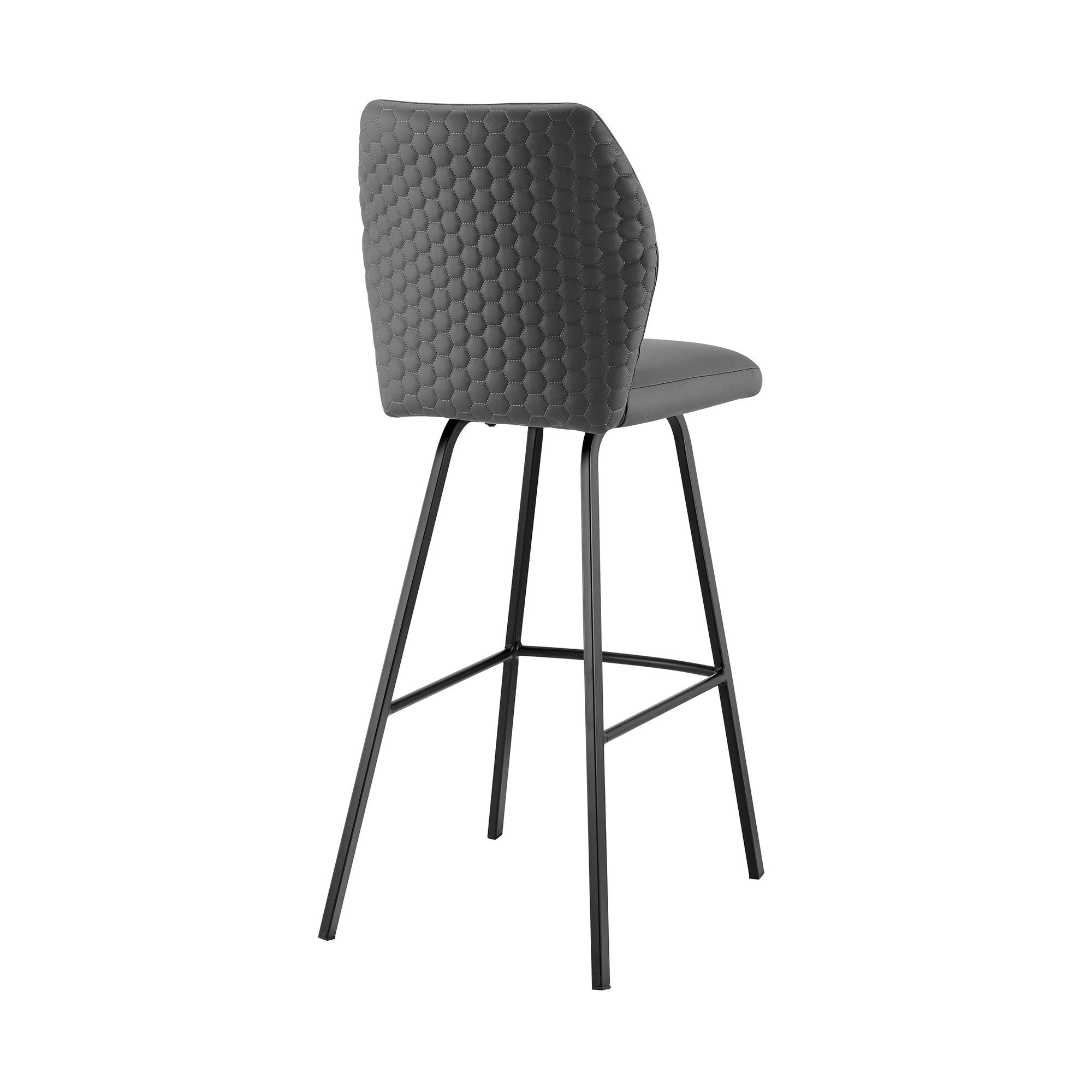 Bar Height Bar Chair - Gray / Black