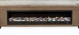 Senna - Upholstered Audio Flame Visualizer Bed