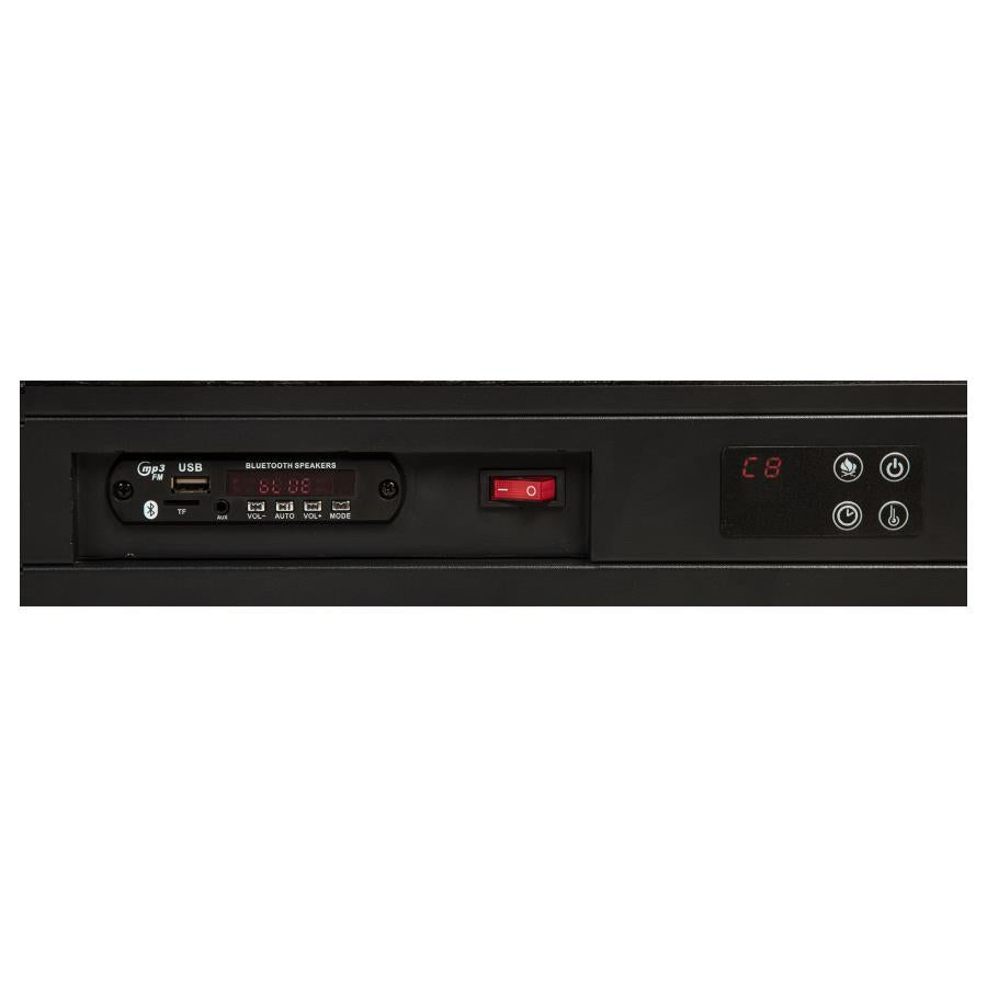 Senna - Upholstered Audio Flame Visualizer Bed