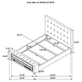 Senna - Upholstered Audio Flame Visualizer Bed