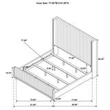 Natasha - Upholstered Bed