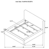 Rebecca - Faux Fur Upholstered Bed