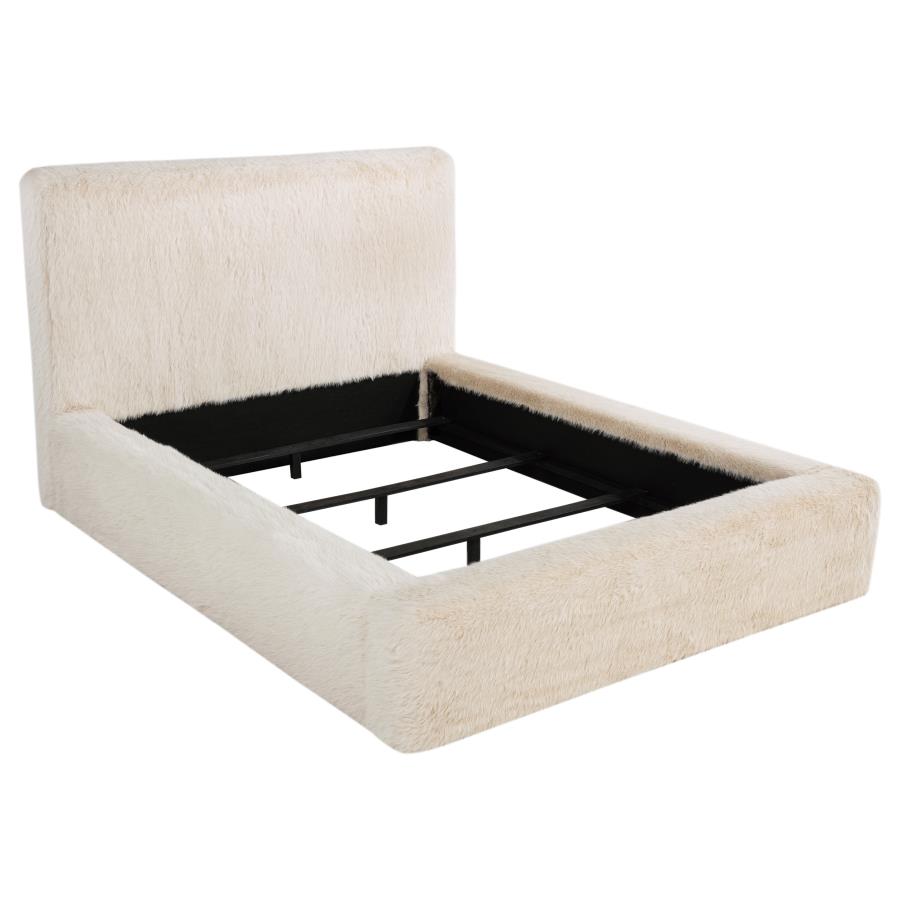 Rebecca Faux Fur Upholstered Bed