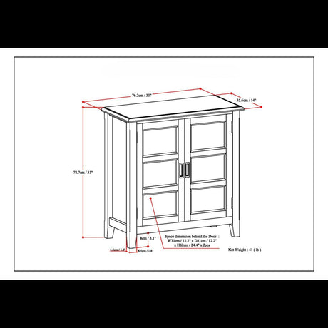 Burlington - Handcrafted Low Storage Cabinet - view 14