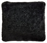 Gariland - Faux Fur Pillow Black by Signature Design by Ashley® | Bel Furniture
