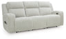 Forest Lake - Power Reclining Sofa With Adj Headrest Gray by Signature Design by Ashley® | Bel Furniture