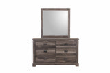 Gracie Driftwood Gray 6-Piece Bedroom Set with Sleigh Bed & Antique Black Hardware