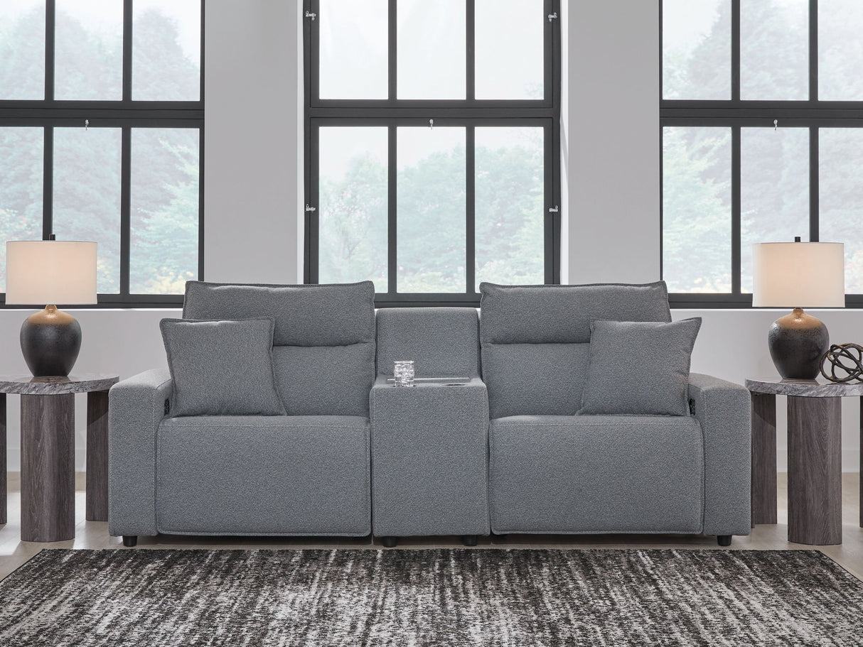 Modmax - Salt And Pepper - Reclining Sectional by Signature Design by Ashley® | Bel Furniture