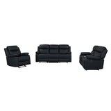 Blanche - Glider Recliner With LED, Pillow Top Arms