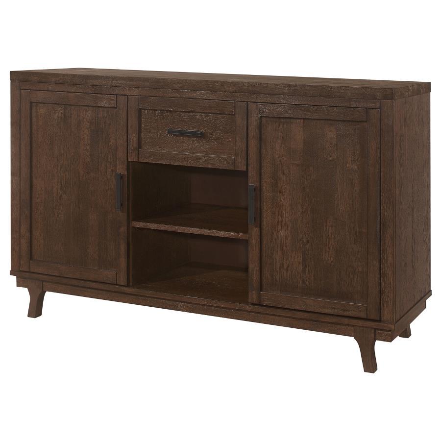 Reynolds - 2 Door Sideboard Buffet Storage Cabinet - Brown Oak