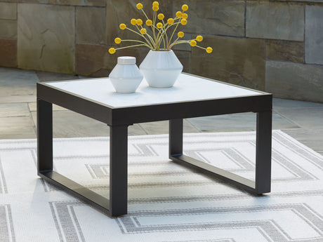 Beachloft - Black / Gray - Square Cocktail Table by Signature Design by Ashley® | Bel Furniture