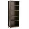 Amherst - 5 Shelf Bookcase, Handcrafted Dark Brown by Simpli-Home | Bel Furniture