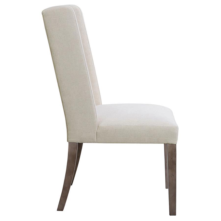 Bexley - Fabric Upholstered Dining Side Chair (Set of 2) - Beige