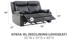 Stylish Reclining Loveseat For Two
