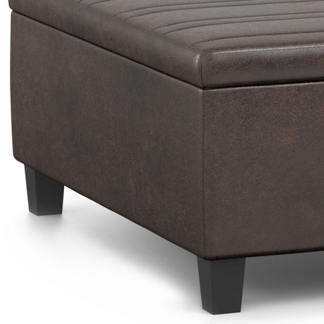 Ellis - Upholstered Coffee Table Storage Ottoman - view 3