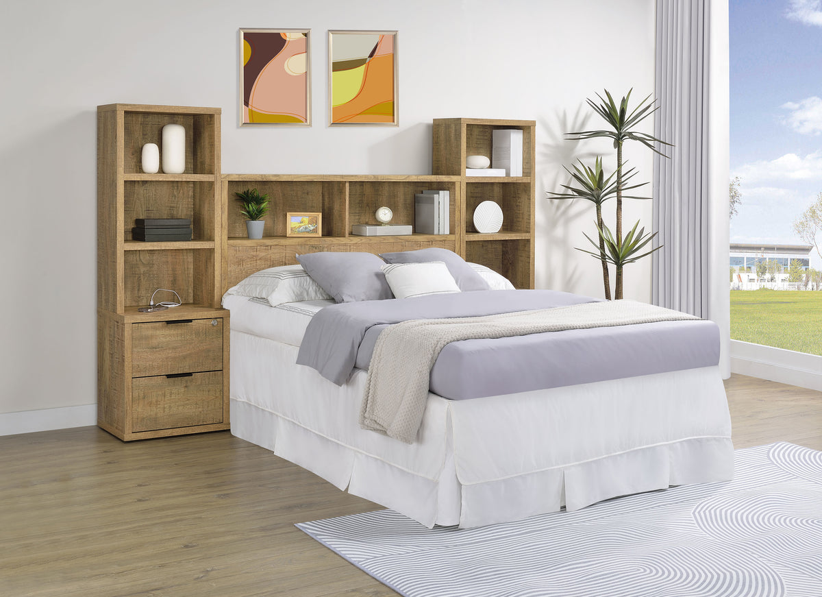 Westpark - 3 Piece Bedroom Set Bookcase Headboard