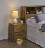 Westpark - 2-Drawer Nightstand LED Lights And USB