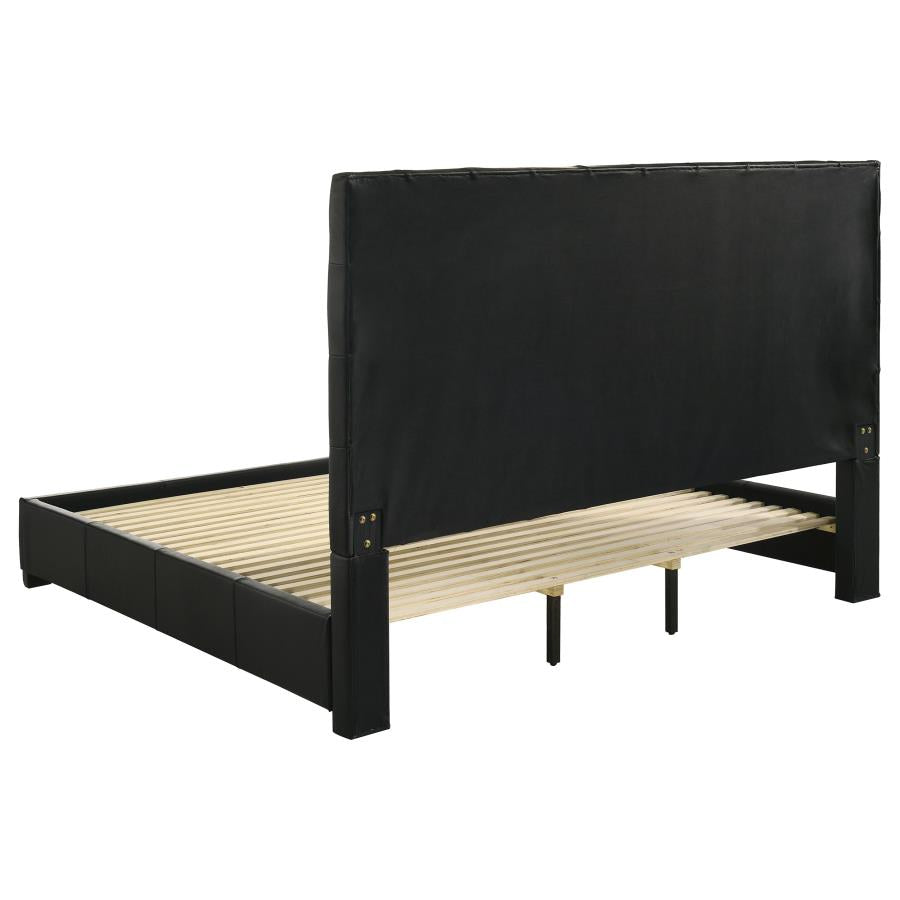 Medley - Genuine Leather Platform Bed