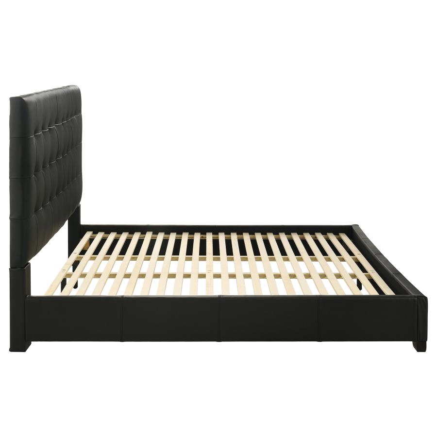 Medley - Genuine Leather Platform Bed