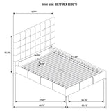 Medley - Genuine Leather Platform Bed