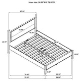 Mason - Panel Platform Bed