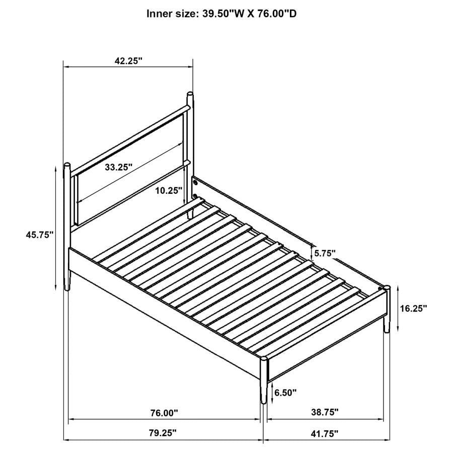 Mason - Panel Platform Bed