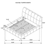 Nollet - Upholstered Platform Bed