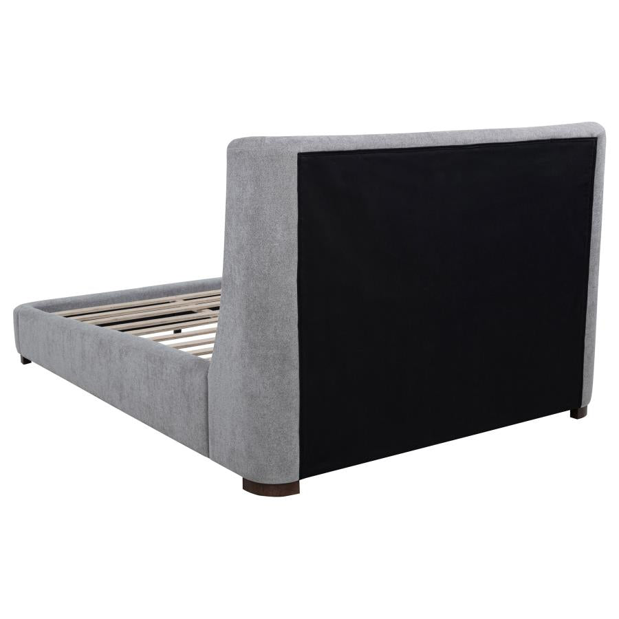 Rennes - Upholstered Wingback Platform Bed