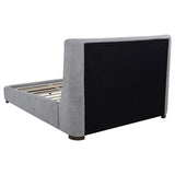 Rennes - Upholstered Wingback Platform Bed