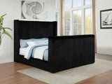 Centergrove - Upholstered Wingback TV Bed