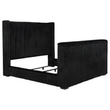Centergrove - Upholstered Wingback TV Bed