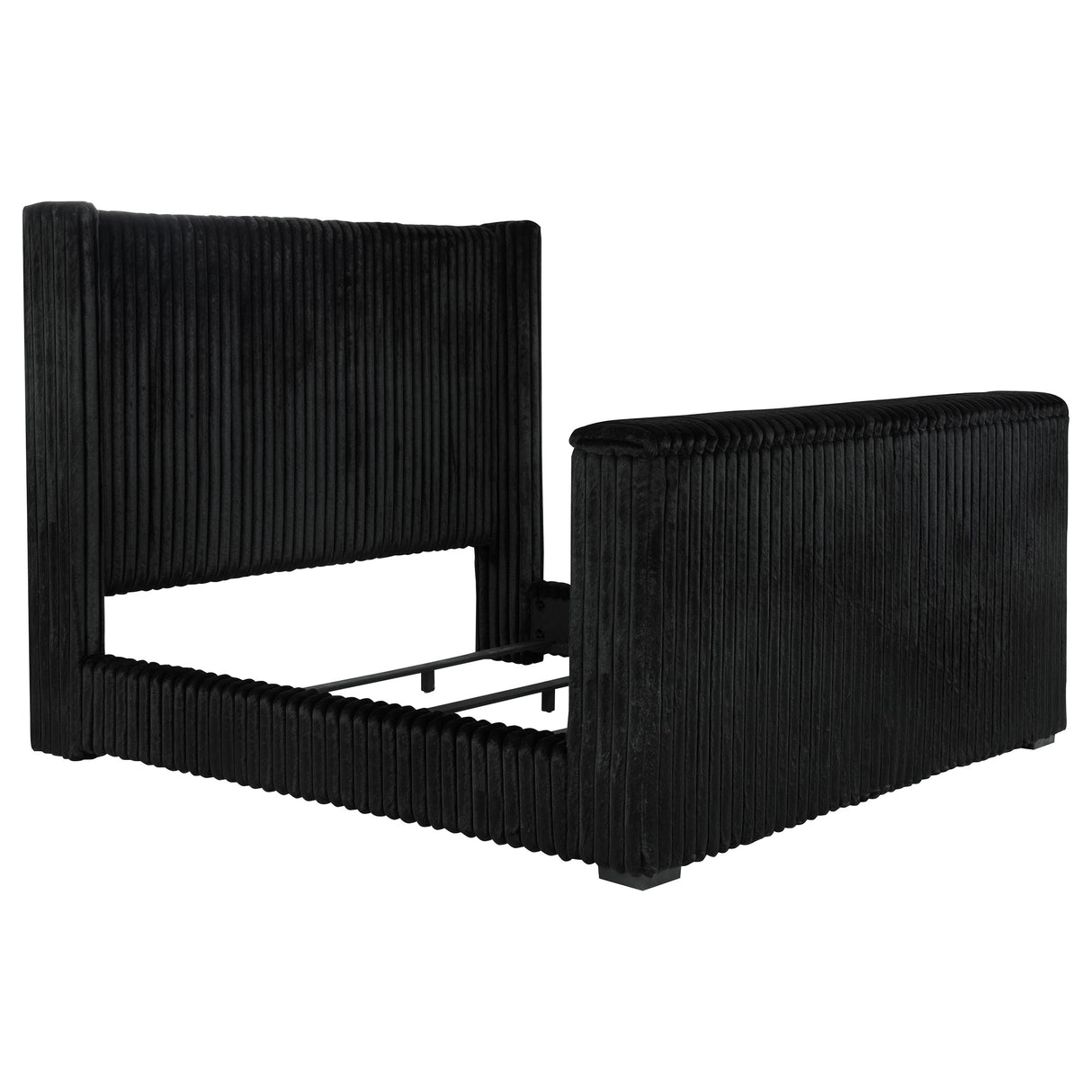 Centergrove - Upholstered Wingback TV Bed