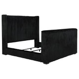 Centergrove - Upholstered Wingback TV Bed