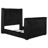 Centergrove - Upholstered Wingback TV Bed