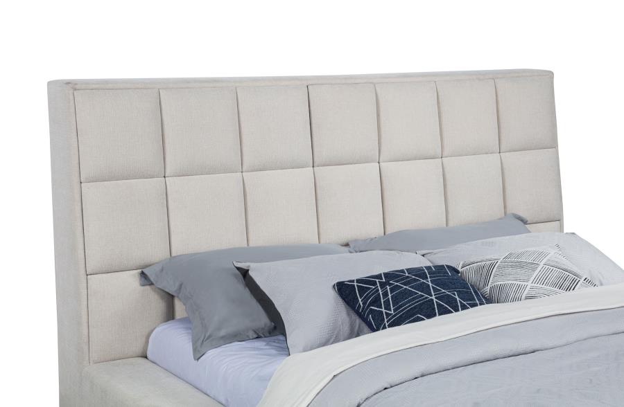 Dreux - Upholstered Panel Platform Bed