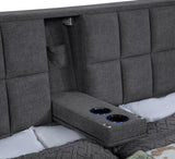 Dreux - Upholstered Panel Platform Bed