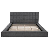 Dreux - Upholstered Panel Platform Bed