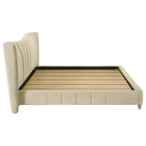 Evelyn - Upholstered Panel Platform Bed