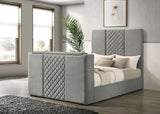 Tara - Upholstered Panel TV Bed