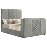 Tara - Upholstered Panel TV Bed