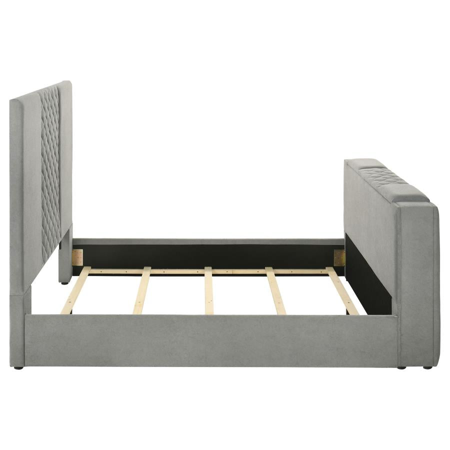 Tara - Upholstered Panel TV Bed