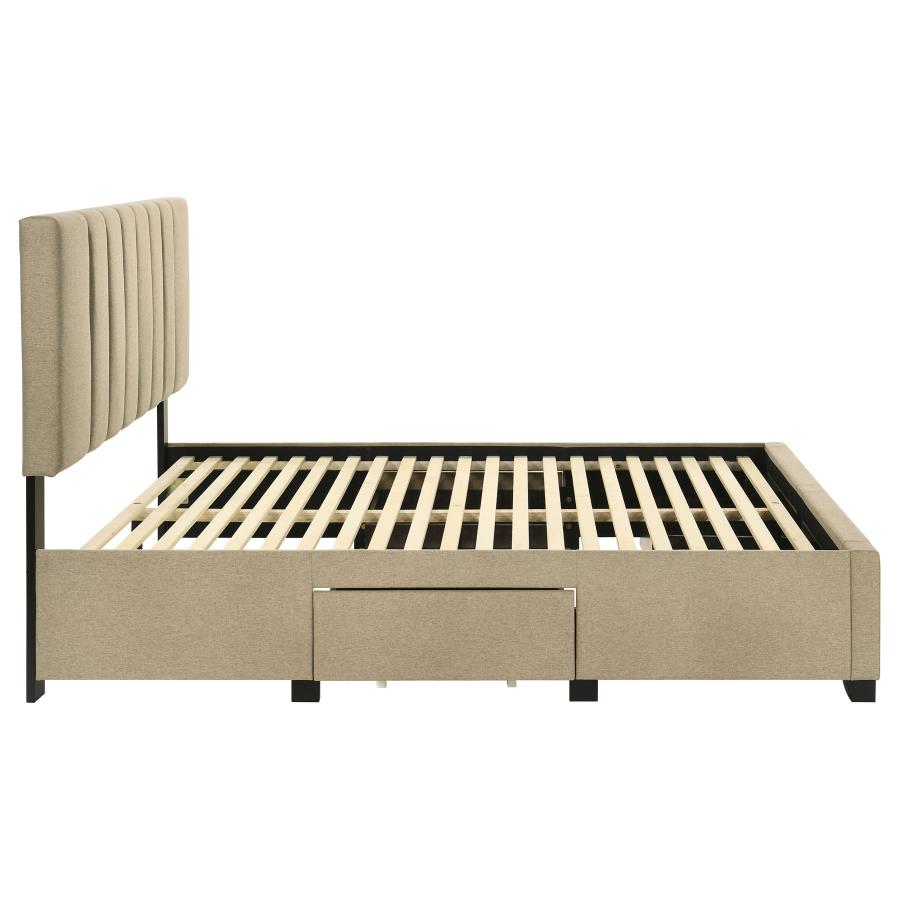 Wheatland - 4-Drawer Upholstered Storage Bed