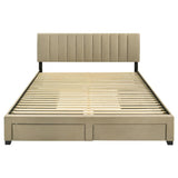 Wheatland - 4-Drawer Upholstered Storage Bed