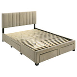Wheatland - 4-Drawer Upholstered Storage Bed